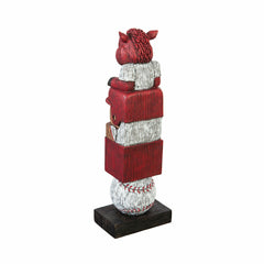 Arkansas Razorbacks Tiki Team Totem Garden Statue