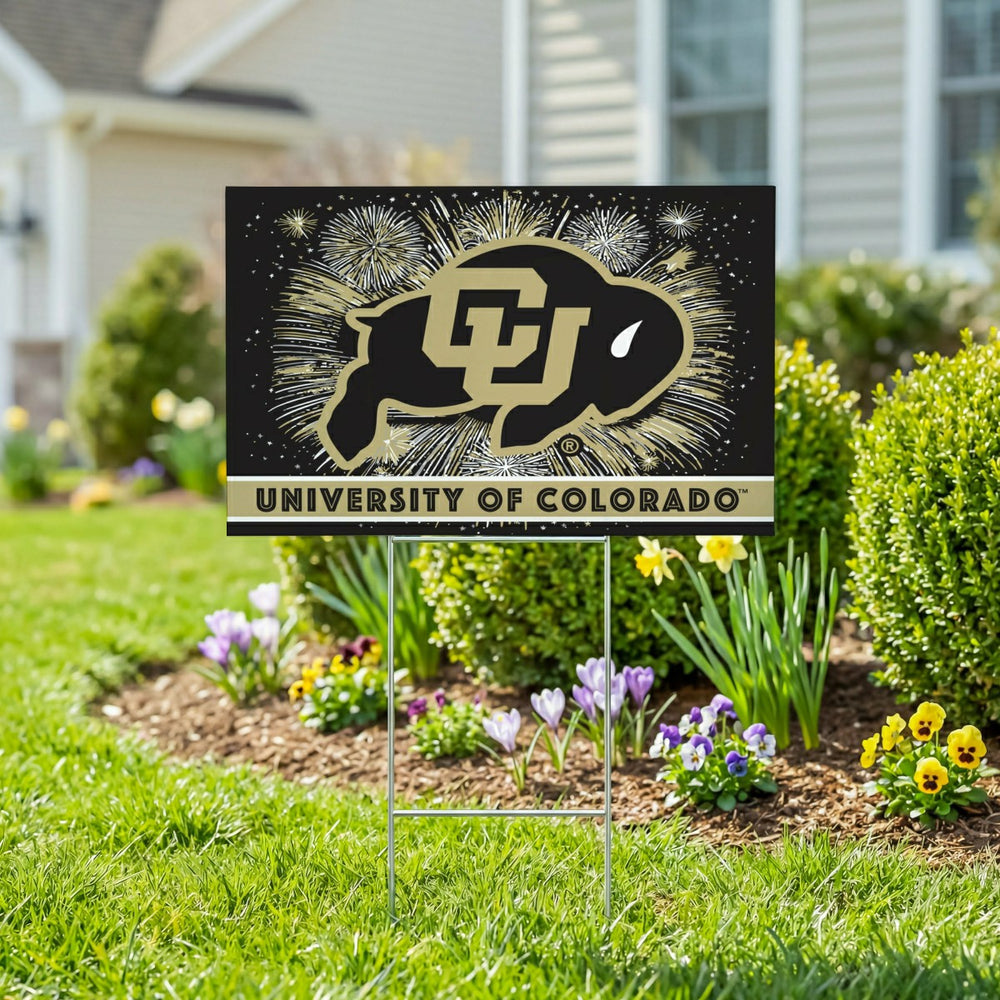 University of Colorado Yard Sign, Patriotic