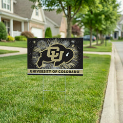 University of Colorado Yard Sign, Patriotic