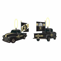 University of Colorado Rally Truck Ornament, Set of 2