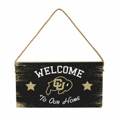University of Colorado Wood Wall Sign, 6x11