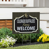 University of Colorado Coroplast Yard Sign, "Fans Welcome"