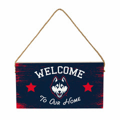 University of Connecticut Wood Wall Sign, 6x11