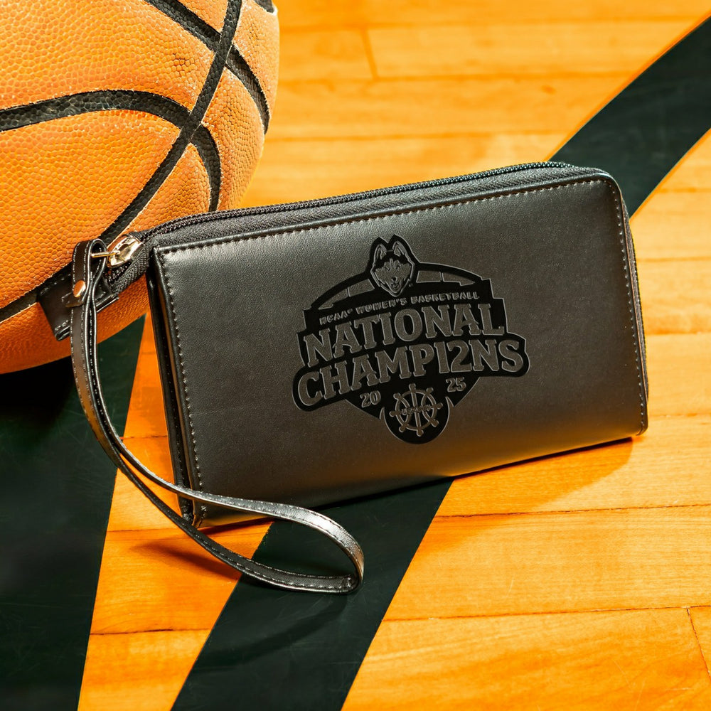 University of Auburn, Mens NCAA Basketball Champions Wristlet Wallet, Black