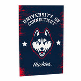 University of Connecticut Wood Wall Sign, 16x24