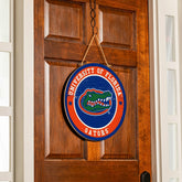 University of Florida Round Door Décor with Hanging Rope, 18x18
