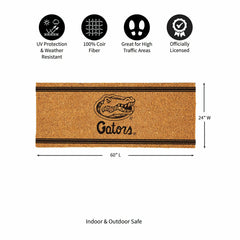 University of Florida Extra Large One Color Coir Mat, 60"x24"