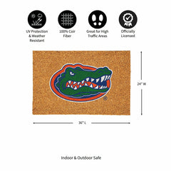 University of Florida Large Full Color Coir Mat, 36"x24"