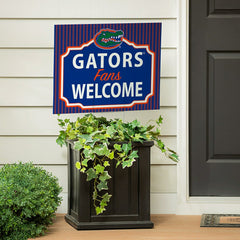 University of Florida Coroplast Yard Sign, "Fans Welcome"