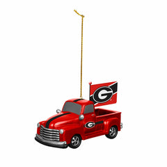 University of Georgia Rally Truck Ornament, Set of 2