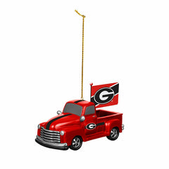 University of Georgia Rally Truck Ornament, Set of 2