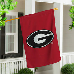 University of Georgia Applique House Flag