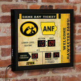 Scoreboard Wall Clock, Iowa
