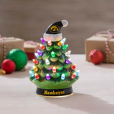 8" LED Ceramic Christmas Tree, University of Iowa