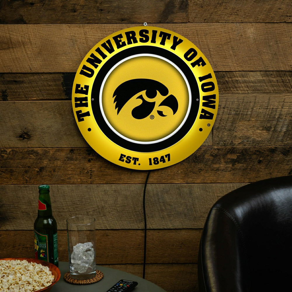 University of Iowa, Metal Lite, Round