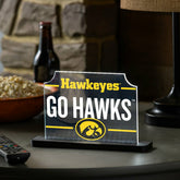 University of Iowa College Rectangle Desklite LED Decor
