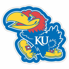 LED Wall Decor, Glazelite, College Mascot, University of Kansas