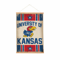 University of Kansas, Canvas Wall Tapestry, Medium, 36x24