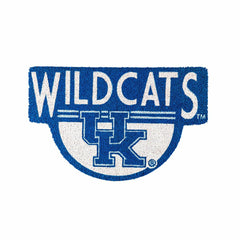 NCAA Team Shaped Coir Door Mat, Kentucky Wildcats