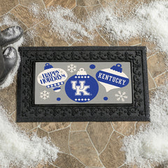 University of Kentucky Holiday Flocked Coir Sassafras Switch Mat, 22"x