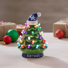 8" LED Ceramic Christmas Tree, University of Kentucky