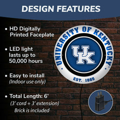 University of Kentucky, Metal Lite, Round