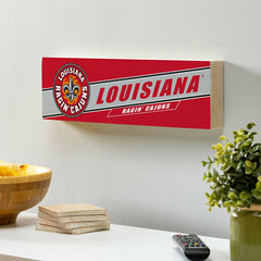 Louisiana at Lafayette University Mantle Sign, Down Home Fans, 5x18
