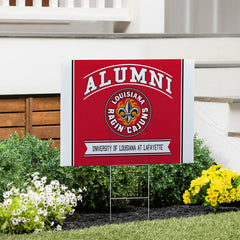 Louisiana at Lafayette University Coroplast Yard Sign Alumni
