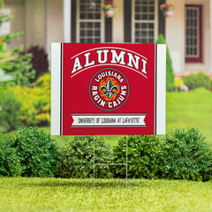 Louisiana at Lafayette University Coroplast Yard Sign Alumni