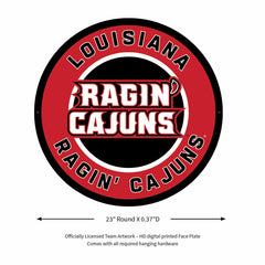 LED Wall Decor, Round, University of Louisiana-Lafayette