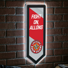 LED Wall Decor, Pennant, University of Louisiana-Lafayette