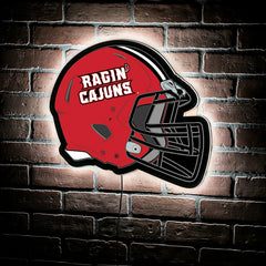 LED Wall Decor, Helmet, University of Louisiana-Lafayette