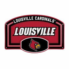 University of Louisville USA Embossed Steel Wall Sign, 11" x 17"