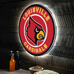 LED Wall Decor, Round, University of Louisville