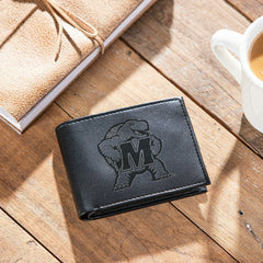 University of Maryland, Bi-Fold Wallet, Black