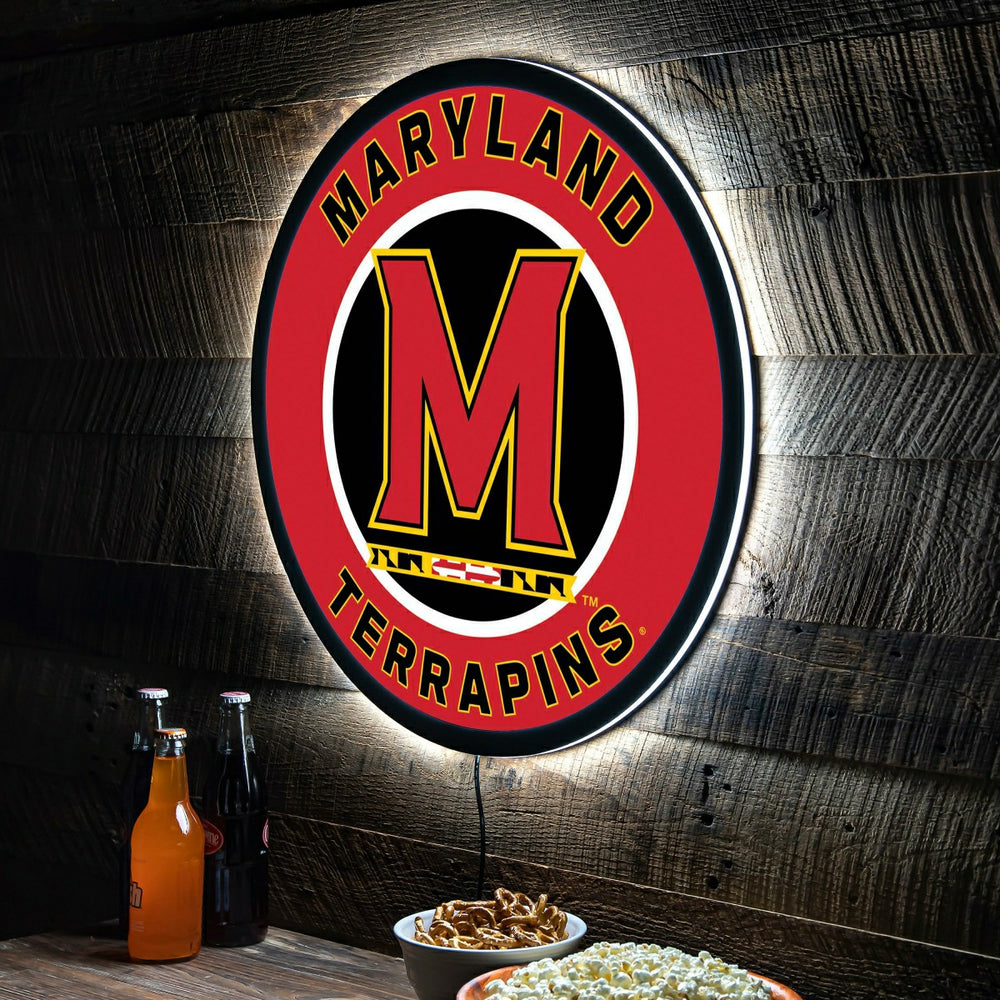 LED Wall Decor, Round, University of Maryland