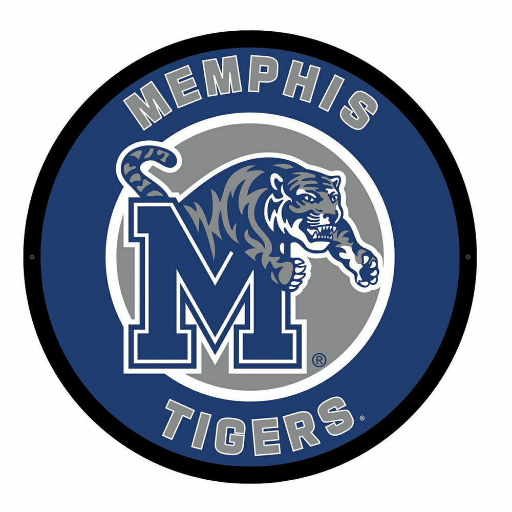 LED Wall Decor, Round, University of Memphis