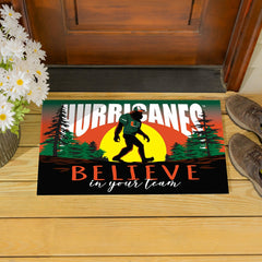 University of Miami Bigfoot PVC Mat, 28"x16"