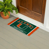 University of Miami Alumni Mat, 28"x16"