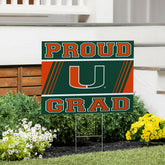 University of Miami Coroplast Yard Sign Graduate