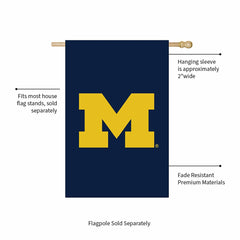Applique Flag, Reg, University Of Michigan