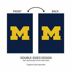 Applique Flag, Reg, University Of Michigan