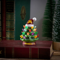 4" Mini LED Tabletop Christmas Tree, Set of 2, University of Minnesota
