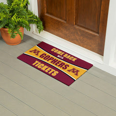28" x 16" PVC Trapper Mat, Come Back with Tickets, University of Minne
