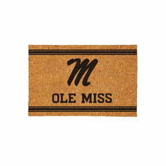 University of Mississippi Large One Color Coir Mat, 36"x24"