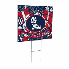 University of Mississippi Yard Sign, Holiday