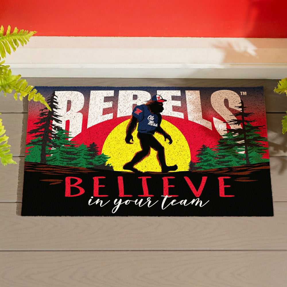 University of Mississippi Bigfoot PVC Mat, 28"x16"