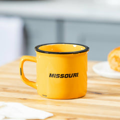 University of Missouri Ceramic Camp Cup with Enamel Finish, 14oz