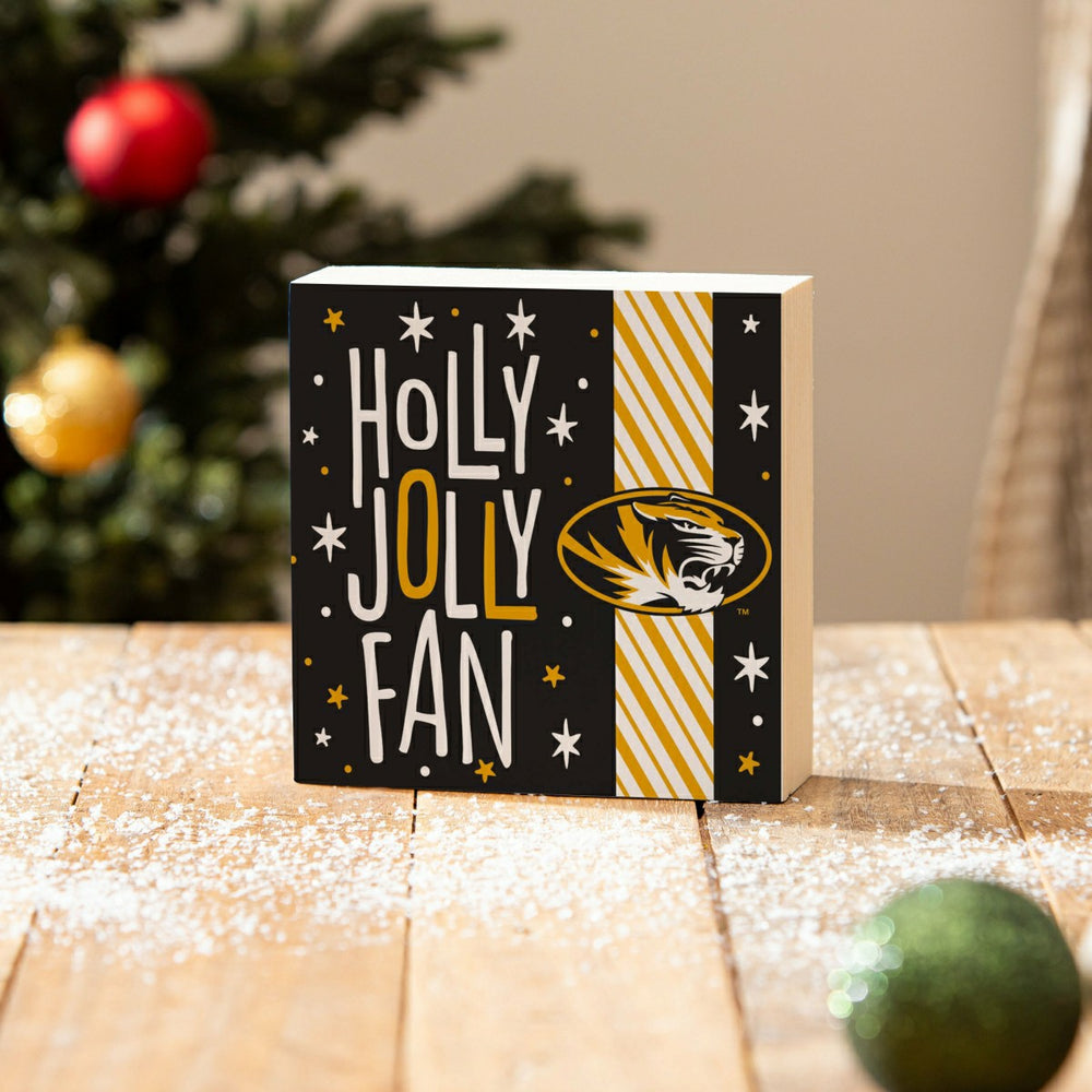 University of Missouri Block, Holiday, 6x6