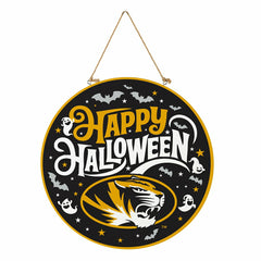 University of Missouri Halloween Round Door Décor with Hanging Rope, 1